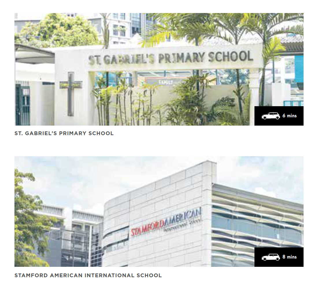 The Gazania - Schools Nearby - St Gabriel's Primary School, Stamford American International School