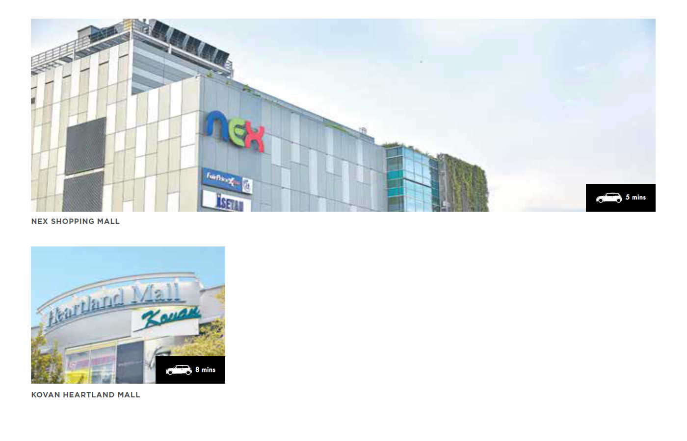The Gazania - Shopping Malls Nearby - NEX Shopping Mall, Kovan Heartland Mall