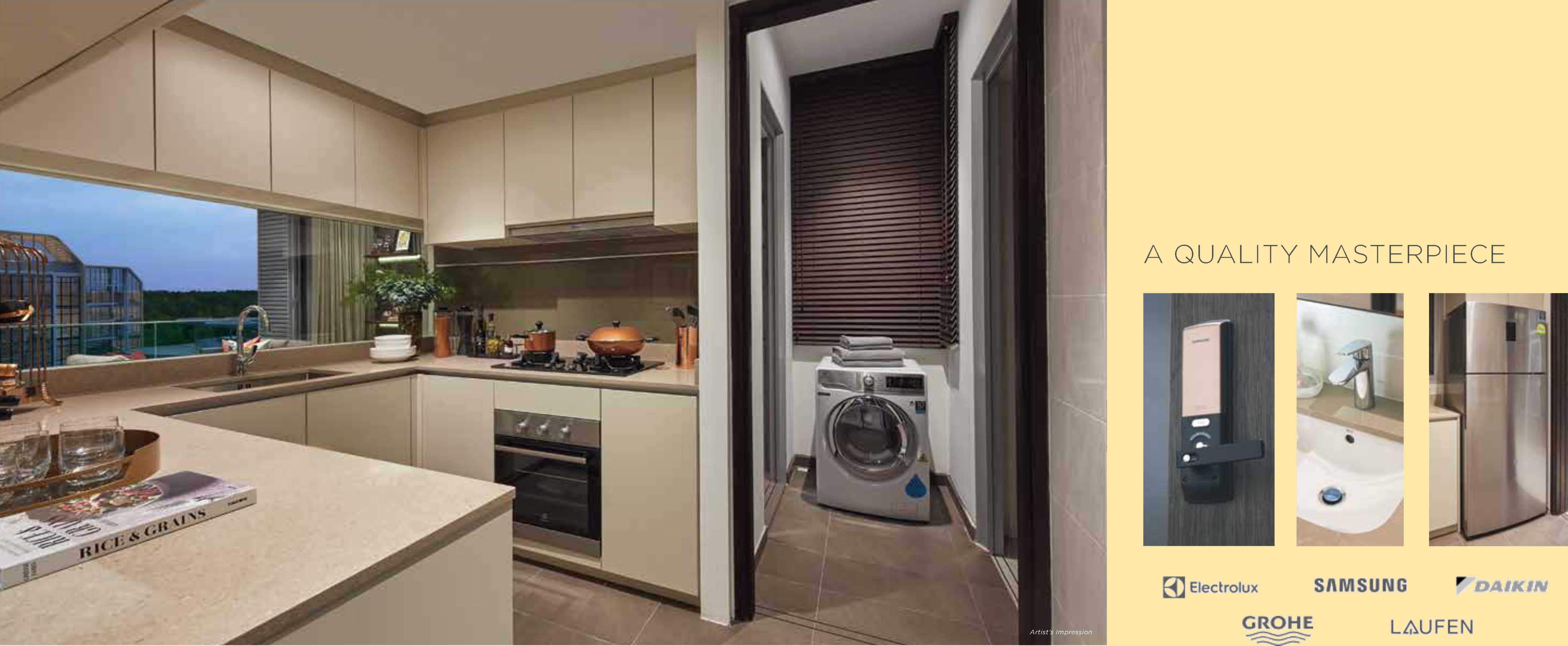 The Gazania - View Of Kitchen And Yard Areas