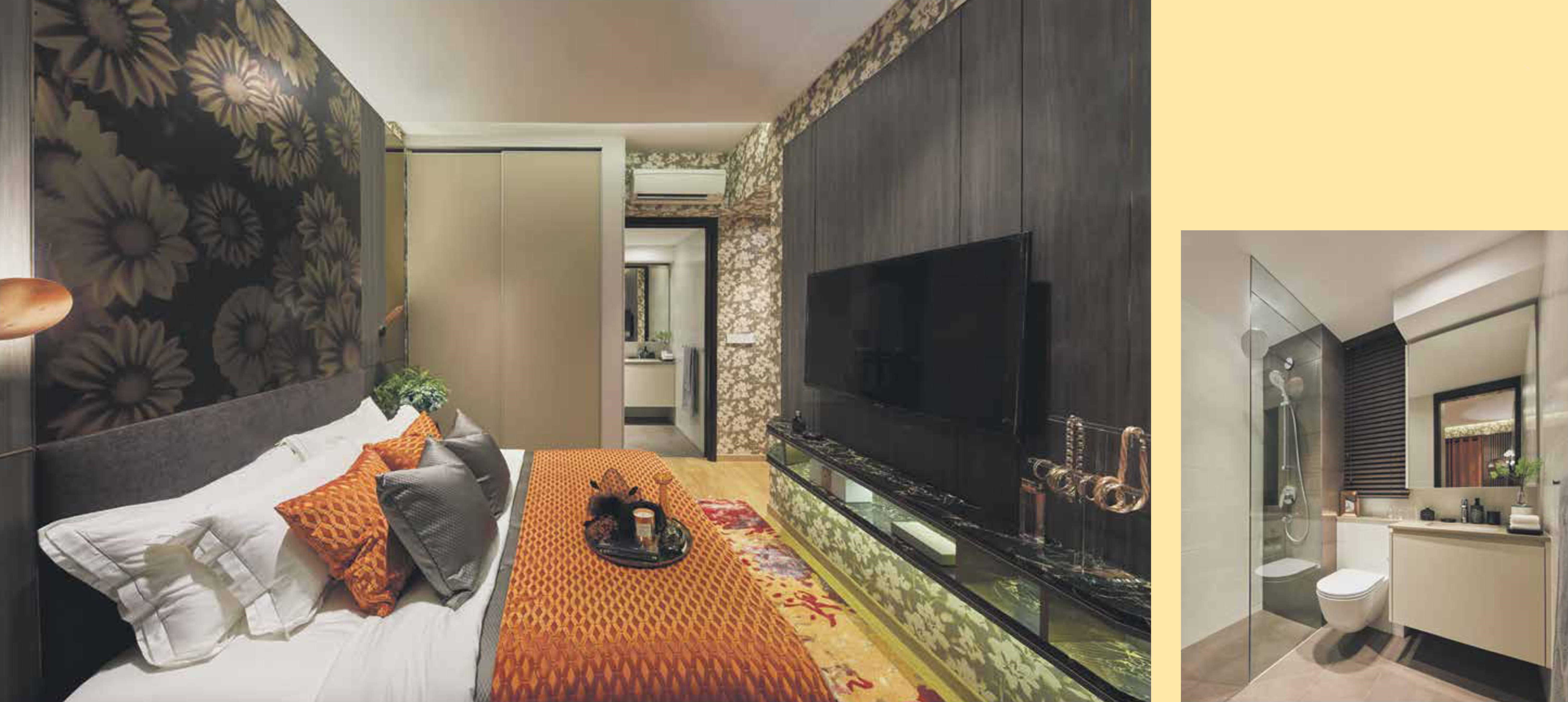 The Gazania - View Of Master Bedroom And Master Bath