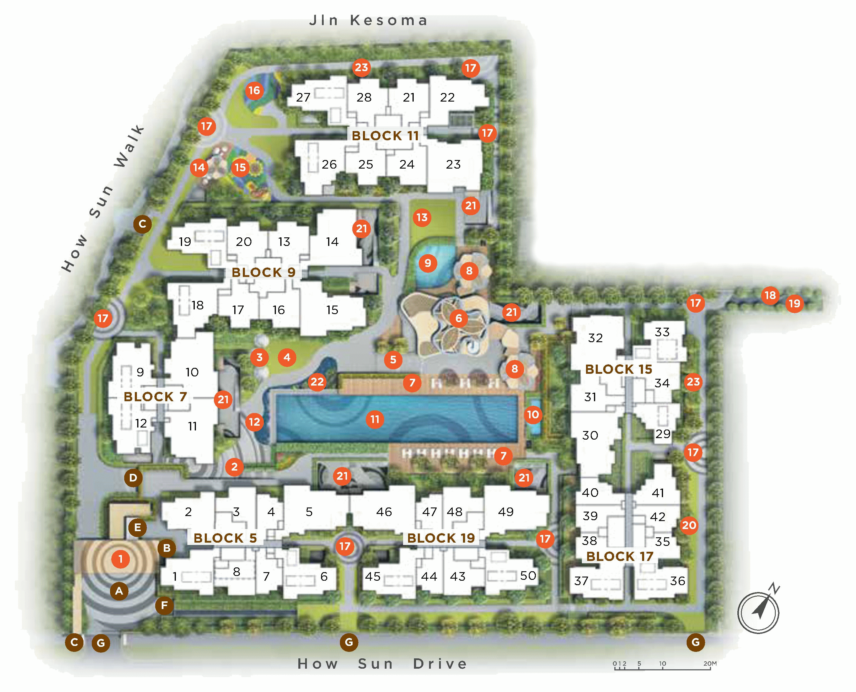 Site Plan for The Gazania